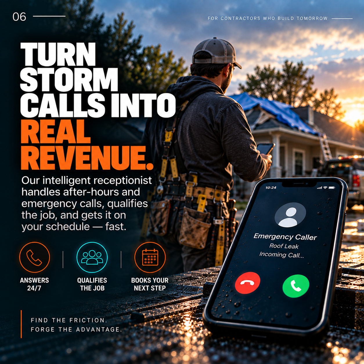 Turn storm calls into real revenue with FORGE Assist